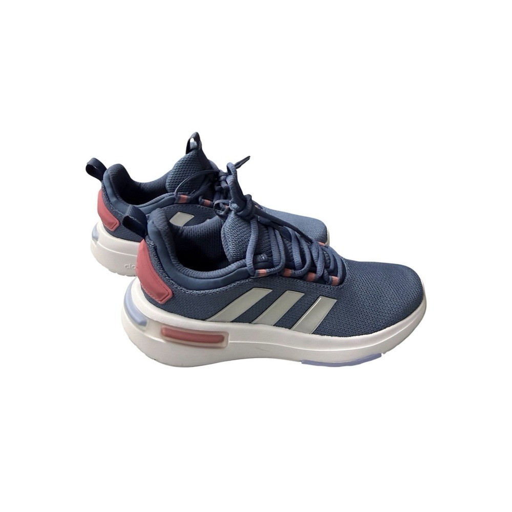 Adidas Racer TR23 Athletic Sneakers Sz 7 NWT Blue Pink Walking Running Shoes